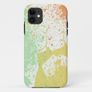 Abstrait Watercolor Splatter iPhone 5 Coque
