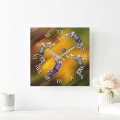 Abstraite balle combat Acrylique Mur Horloge (Maison)