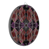Abstraite Cible de flechettes fractale violette du (Devant gauche)