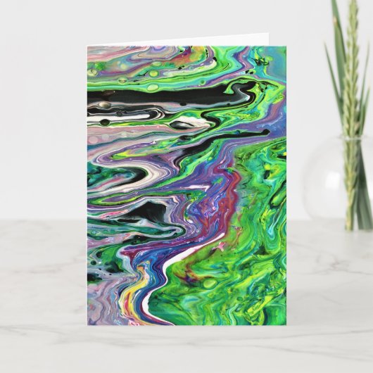 Abstraite Color Study 172, carte (Devant)