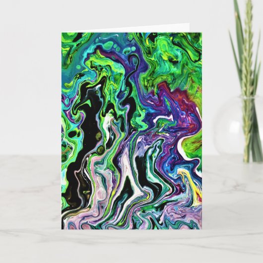 Abstraite Color Study 174, carte (Devant)