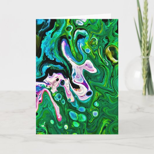 Abstraite Color Study 176, carte (Devant)