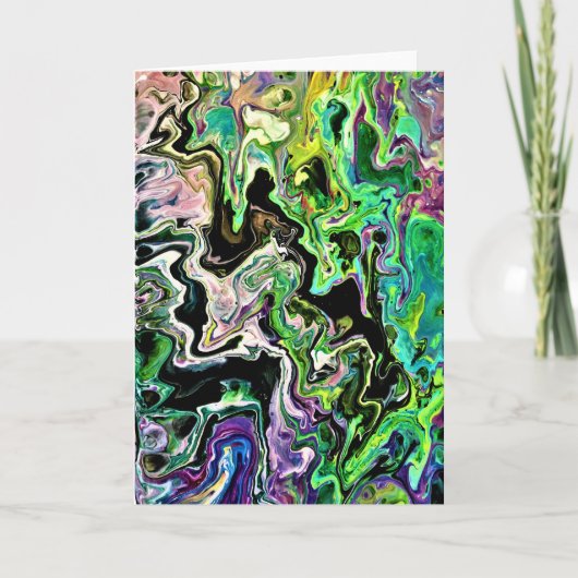 Abstraite Color Study 179, carte (Devant)