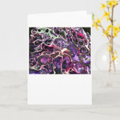 Abstraite Color Study 189, carte (Fleur jaune)