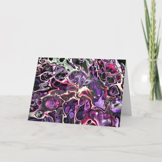 Abstraite Color Study 189, carte (Devant)