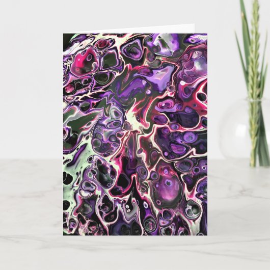 Abstraite Color Study 189, carte (Devant)