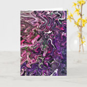 Abstraite Color Study 191, carte (Fleur jaune)