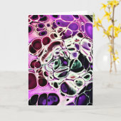 Abstraite Color Study 192, carte (Fleur jaune)