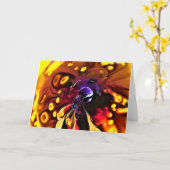 Abstraite Color Study 193, carte (Fleur jaune)