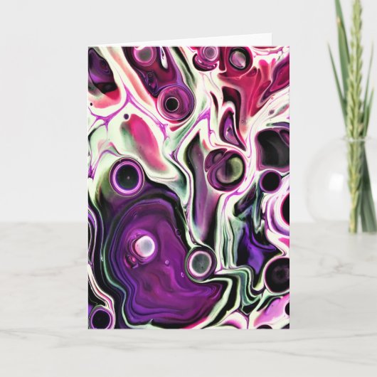 Abstraite Color Study 196, carte (Devant)