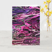 Abstraite Color Study 214, carte (Fleur jaune)