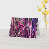 Abstraite Color Study 214, carte (Fleur jaune)