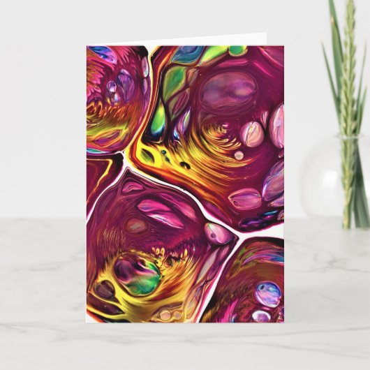 Abstraite Color Study 219, carte (Devant)