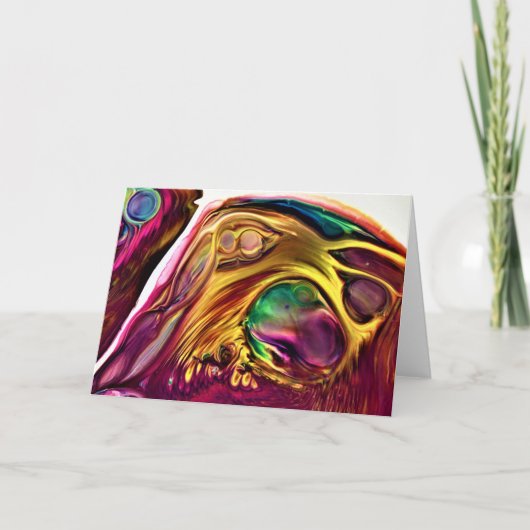 Abstraite Color Study 222, carte (Devant)