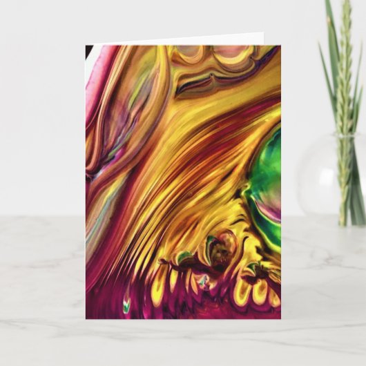 Abstraite Color Study 223, carte (Devant)