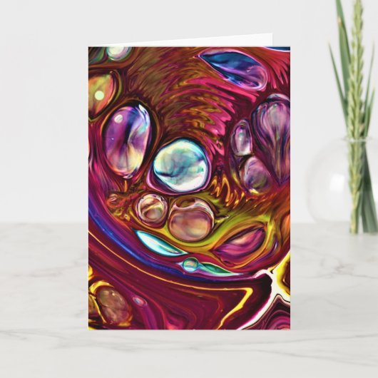 Abstraite Color Study 224, carte (Devant)
