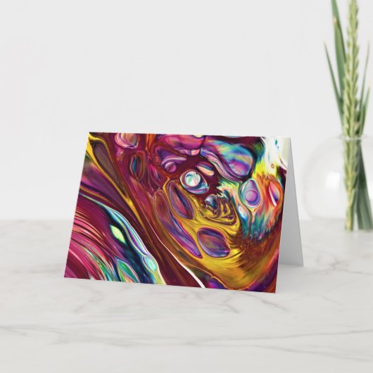 Abstraite Color Study 225, carte (Devant)