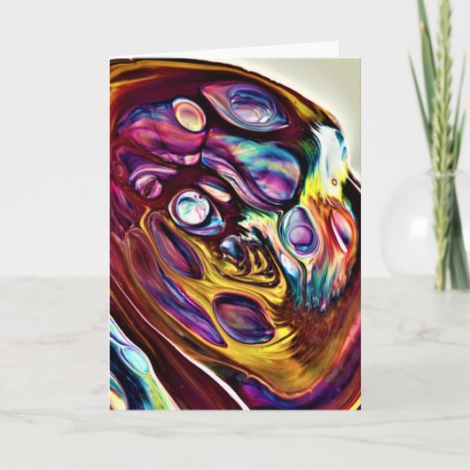 Abstraite Color Study 226, carte (Devant)