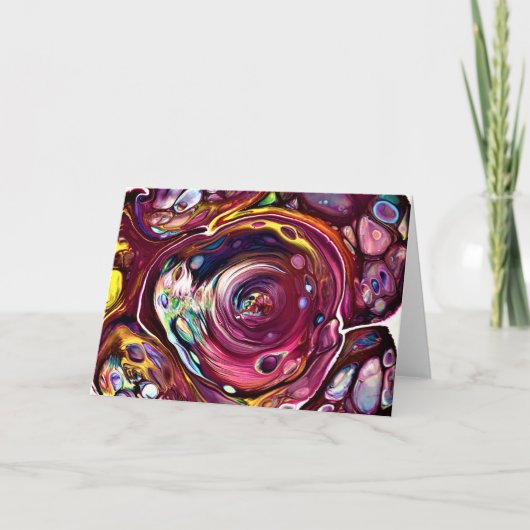 Abstraite Color Study 228, carte (Devant)