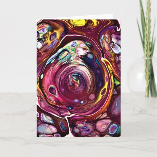 Abstraite Color Study 228, carte (Devant)