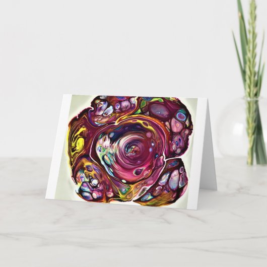 Abstraite Color Study 228, carte (Devant)