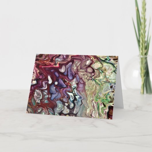 Abstraite Color Study 232, carte (Devant)