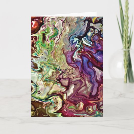 Abstraite Color Study 233, carte (Devant)