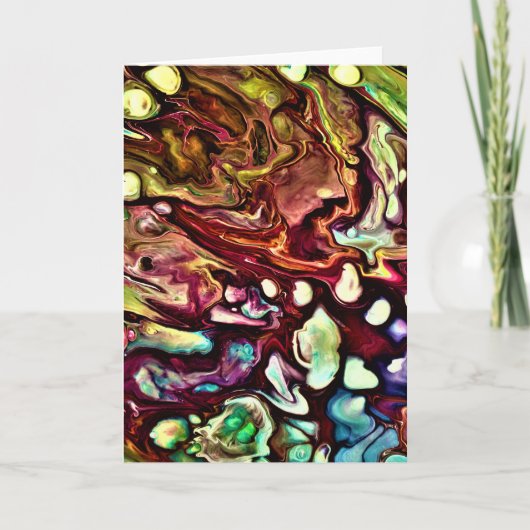 Abstraite Color Study 234, carte (Devant)