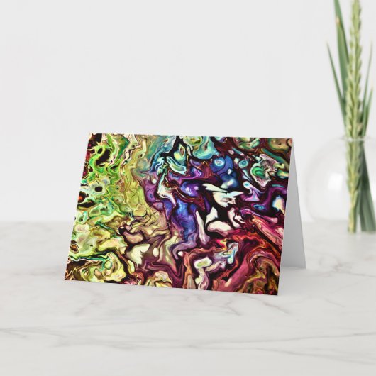 Abstraite Color Study 235, carte (Devant)