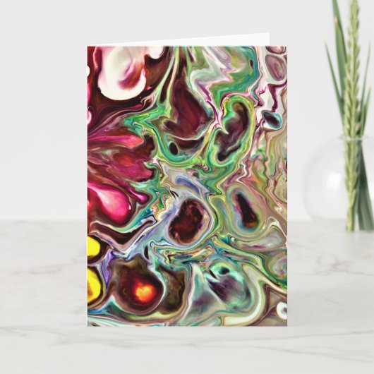 Abstraite Color Study 237, carte (Devant)