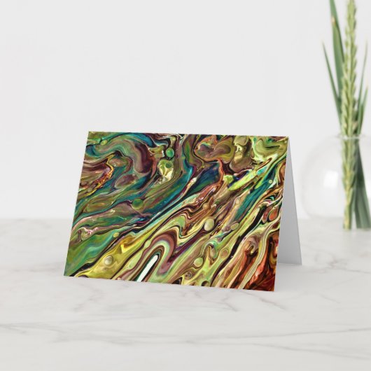 Abstraite Color Study 238, carte (Devant)