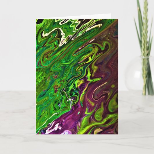 Abstraite Color Study 241, carte (Devant)