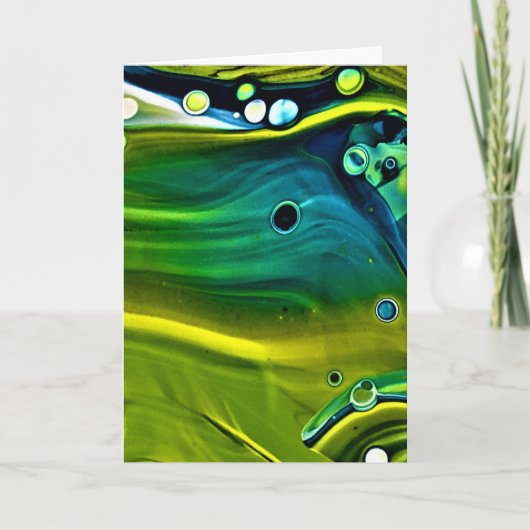 Abstraite Color Study 242, carte (Devant)