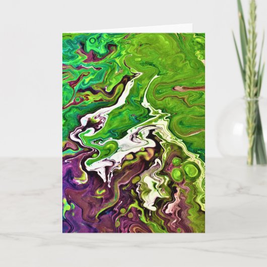 Abstraite Color Study 245, carte (Devant)