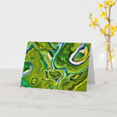 Abstraite Color Study 253, carte (Fleur jaune)