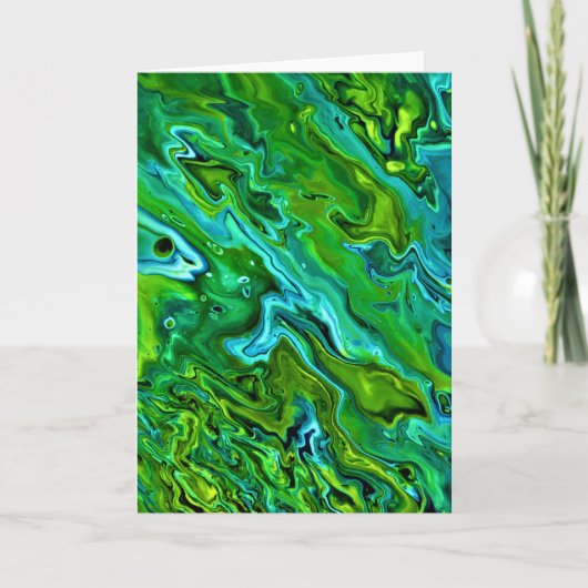 Abstraite Color Study 255, carte (Devant)