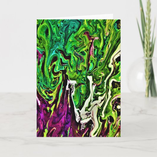 Abstraite Color Study 257, carte (Devant)