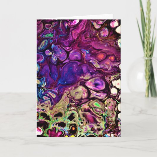 Abstraite Color Study 261, carte (Devant)