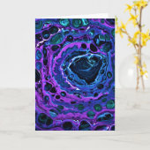 Abstraite Color Study 263, carte (Fleur jaune)