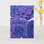 Abstraite Color Study 264, carte (Fleur jaune)