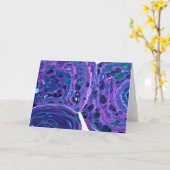 Abstraite Color Study 264, carte (Fleur jaune)