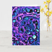 Abstraite Color Study 265, carte (Fleur jaune)