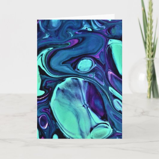 Abstraite Color Study 276, carte (Devant)