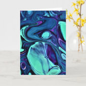 Abstraite Color Study 276, carte (Fleur jaune)