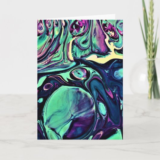 Abstraite Color Study 279, carte (Devant)