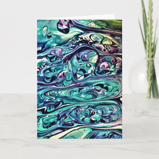 Abstraite Color Study 282, carte (Devant)