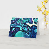 Abstraite Color Study 283, carte (Fleur jaune)