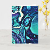 Abstraite Color Study 283, carte (Fleur jaune)