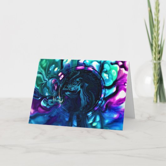 Abstraite Color Study 287, carte (Devant)