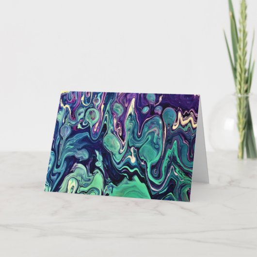 Abstraite Color Study 296, carte (Devant)